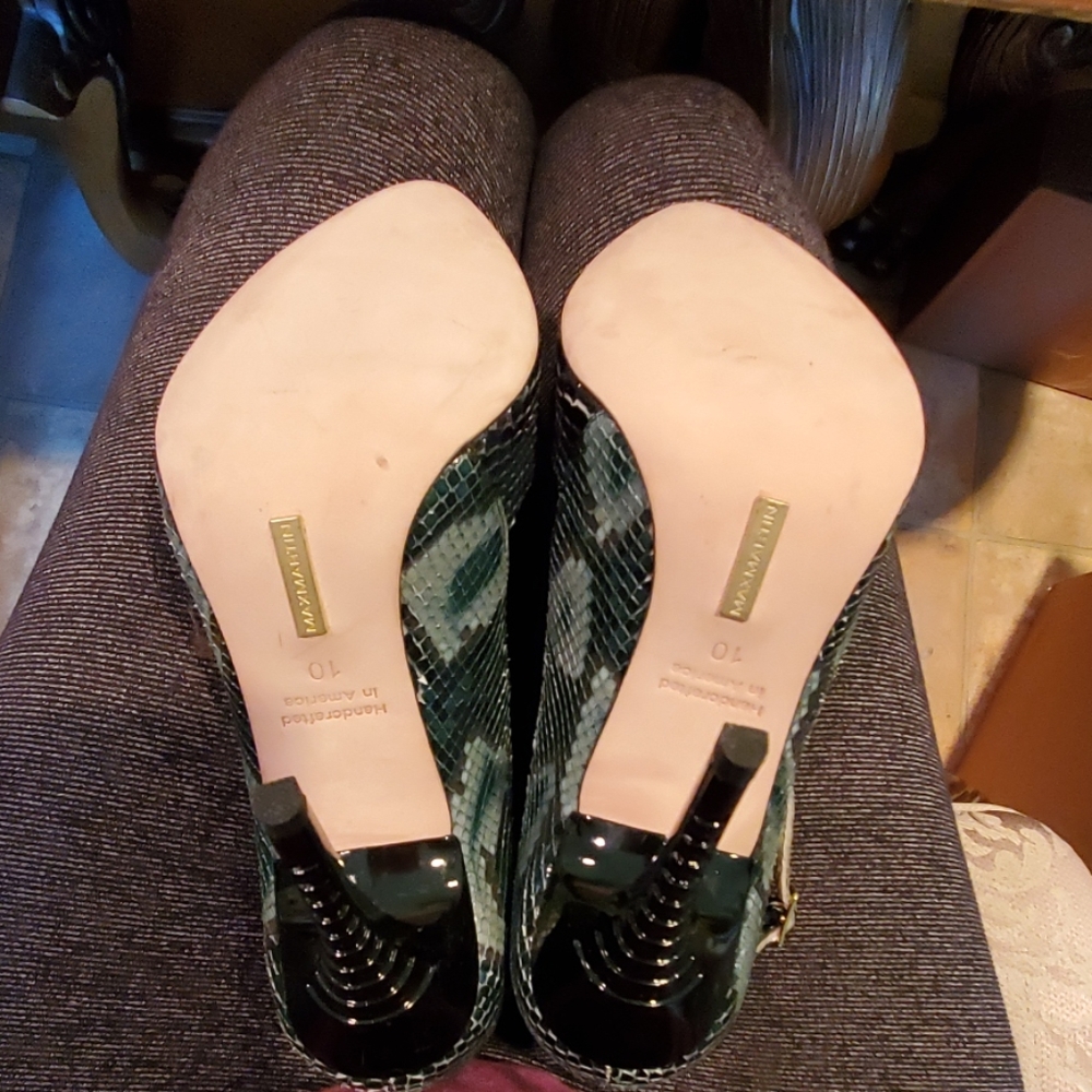 NEW Max Martin snakeskin heels - Picture 4 of 7